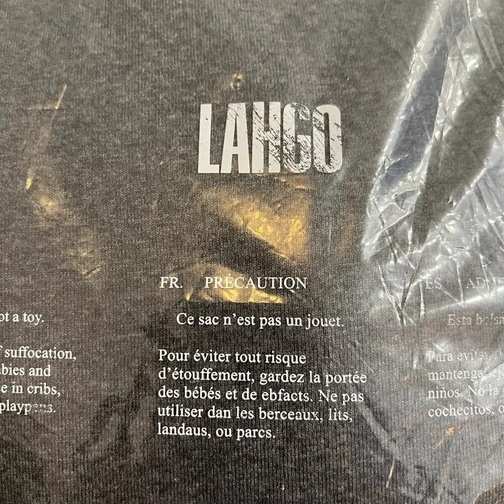 Lunya Lahgo Restore Double Faced Crew Sweatshirt Gray Heathered Men’s Large NEW - Picture 6 of 9